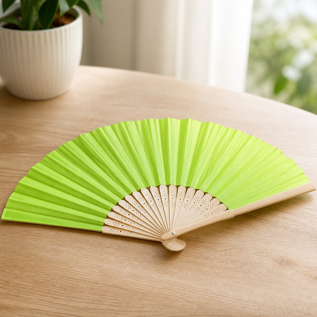 Traditional fan used in practice forms
